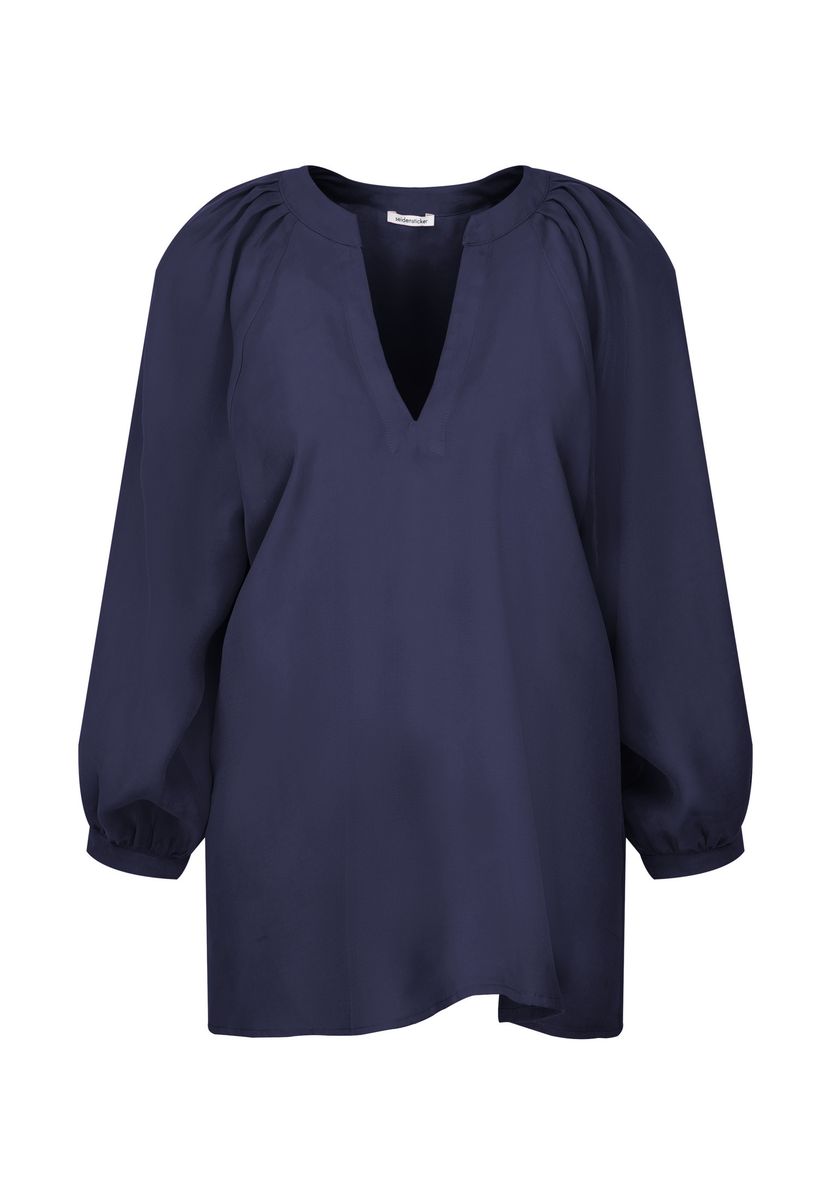 Elegante Bluse mit V-Ausschnitt und 3/4 Ärmeln