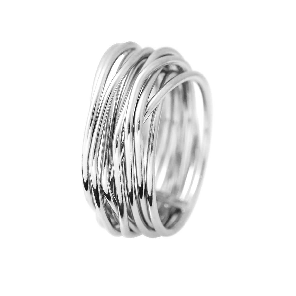 Minimalistischer Sterling Silber Drahtring
