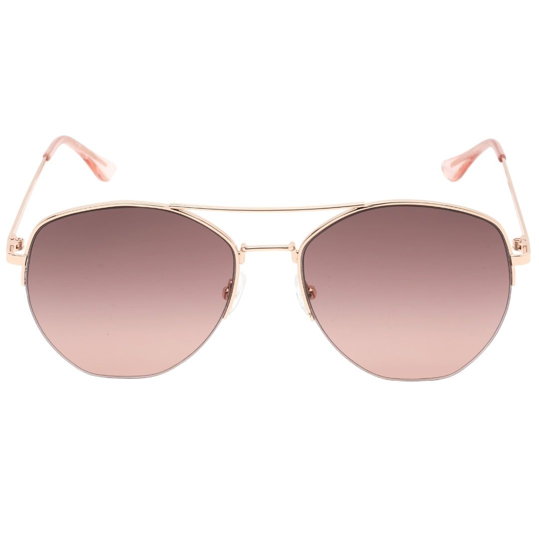 Roségoldene Pilotenbrille