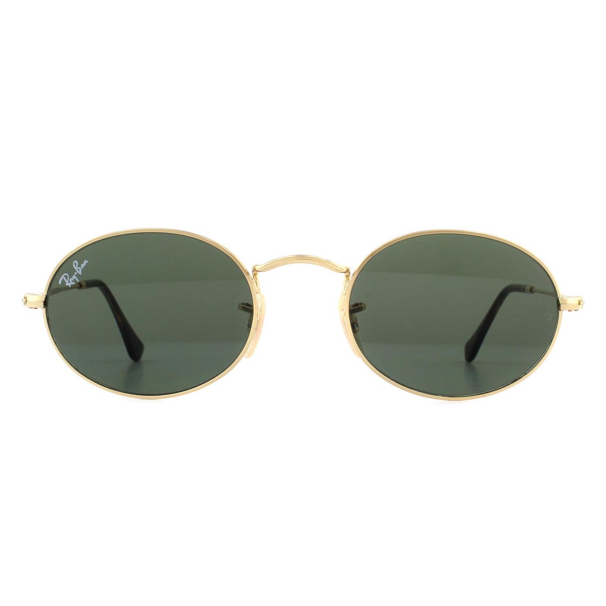 Ray-Ban Ovale Gold Rahmen Sonnenbrille