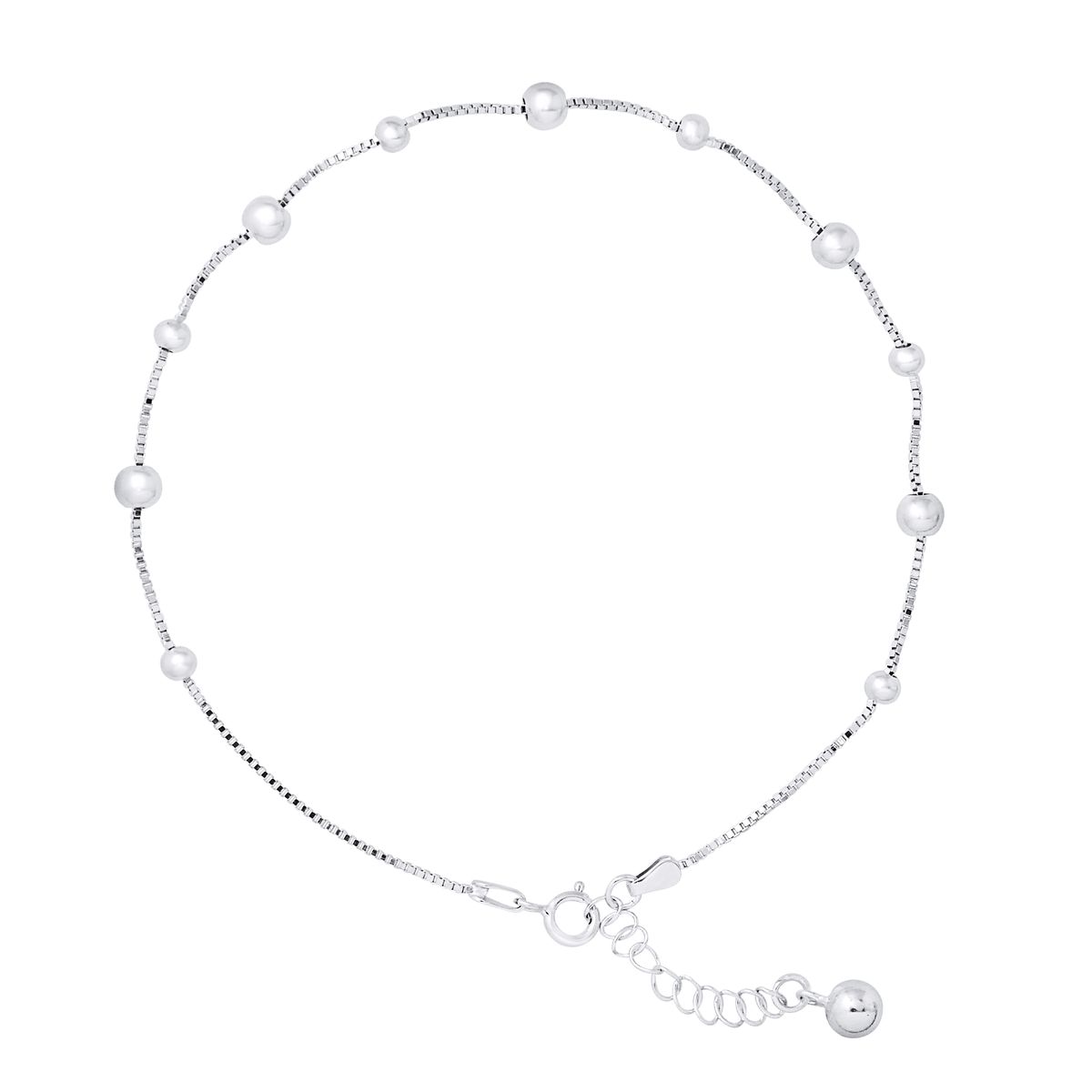 Roségoldenes Schneeflocken-Charm-Armband
