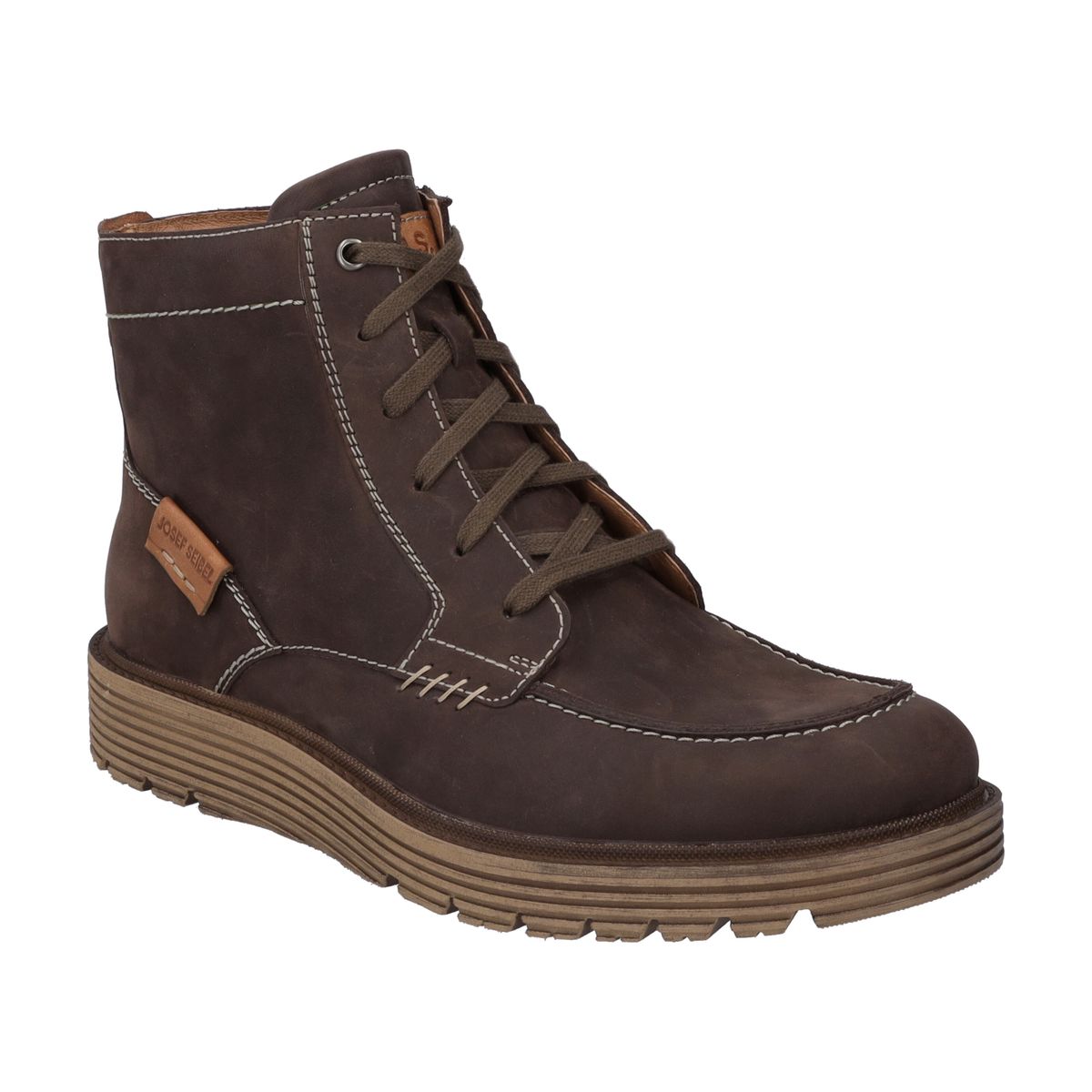 Herren-Schnürstiefelette aus Leder