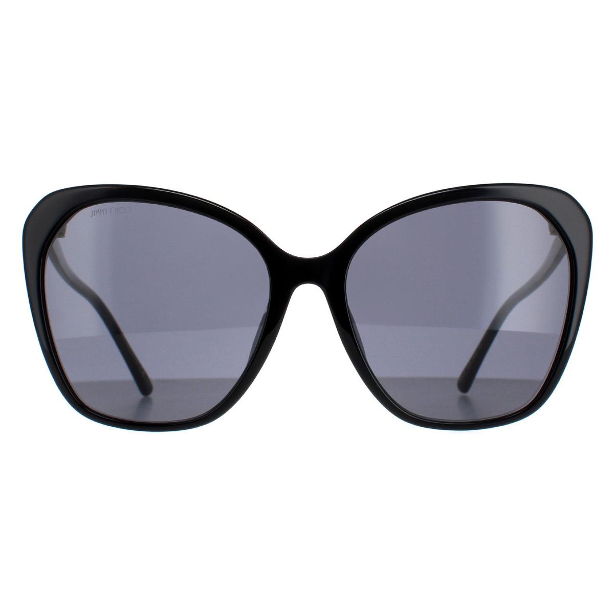 Elegante Butterfly Sonnenbrille in Schwarz und Grau