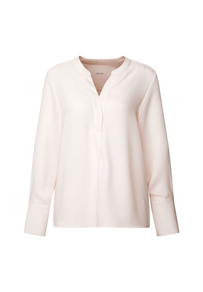 Elegante Langarm Tunika Bluse