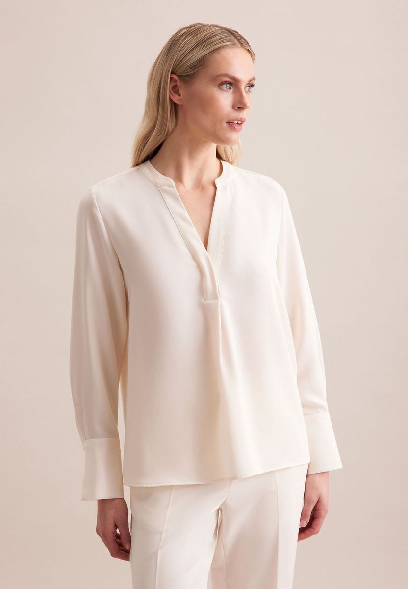 Elegante Langarm Tunika Bluse