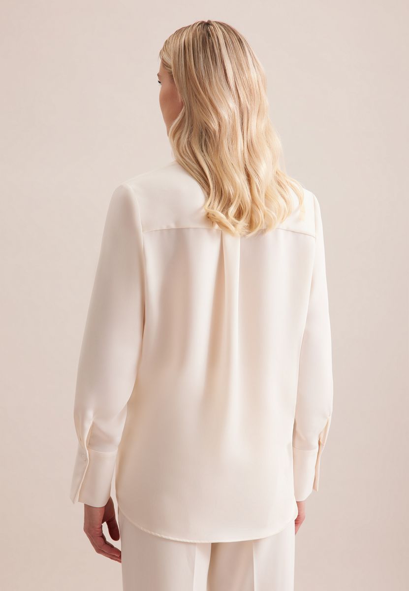 Elegante Langarm Tunika Bluse