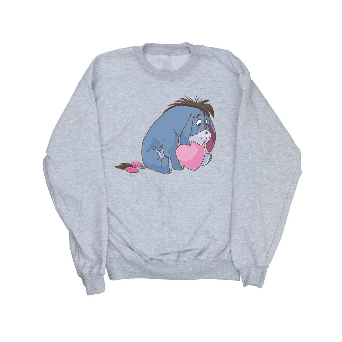 Eeyore Herz Grafik Rundhals Sweatshirt