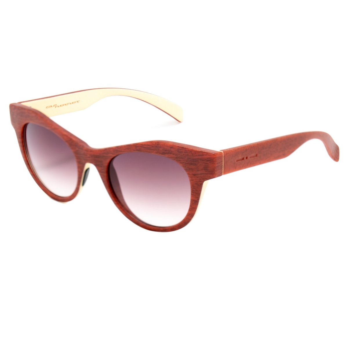 Cat-Eye Sonnenbrille mit Acetatrahmen