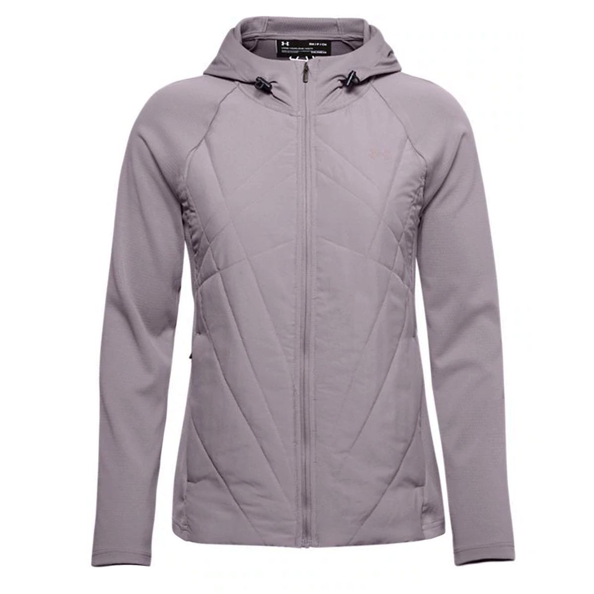 Hybride Laufjacke mit Reißverschluss