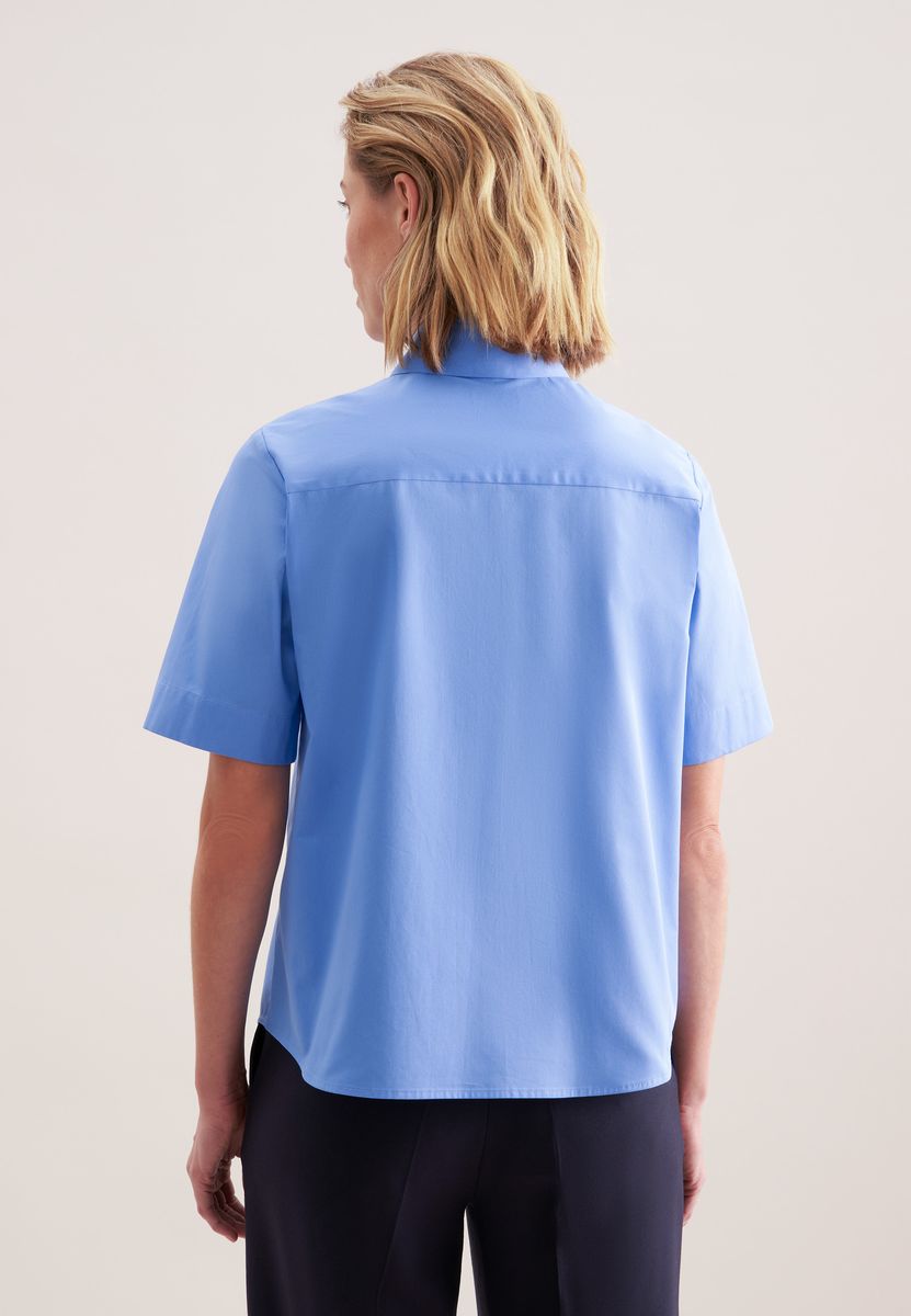 Klassisches Kurzarm-Twill-Hemd