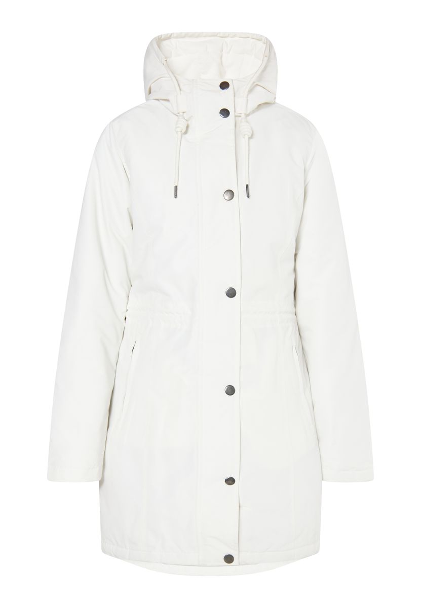 ICEBOUND Wattierter Kurzmantel Damen Wollweiss