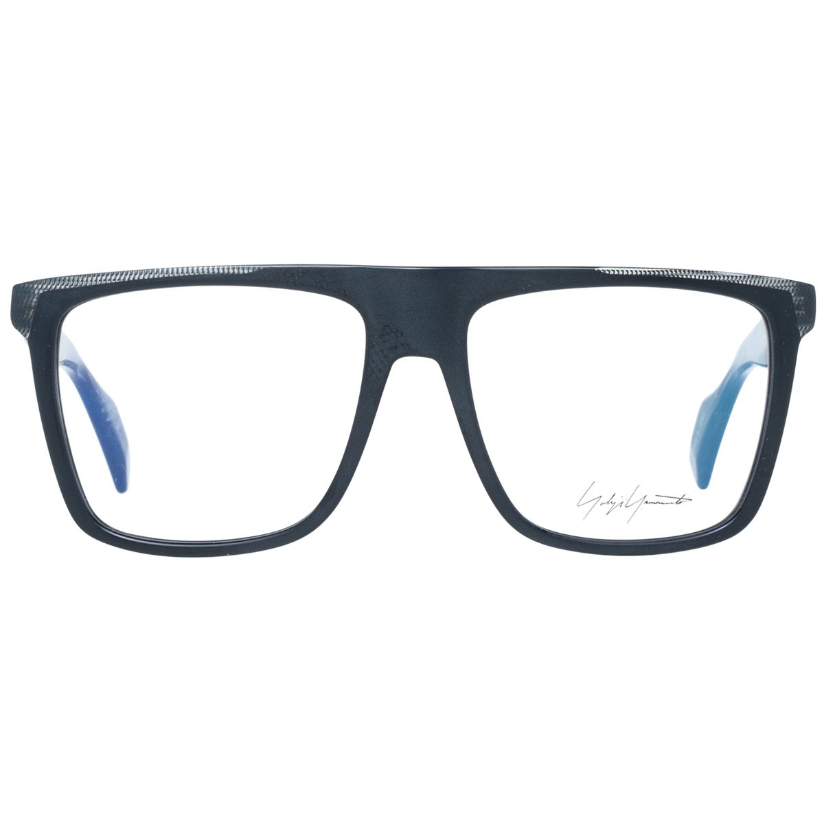 Moderne eckige Brille mit Flat-Top