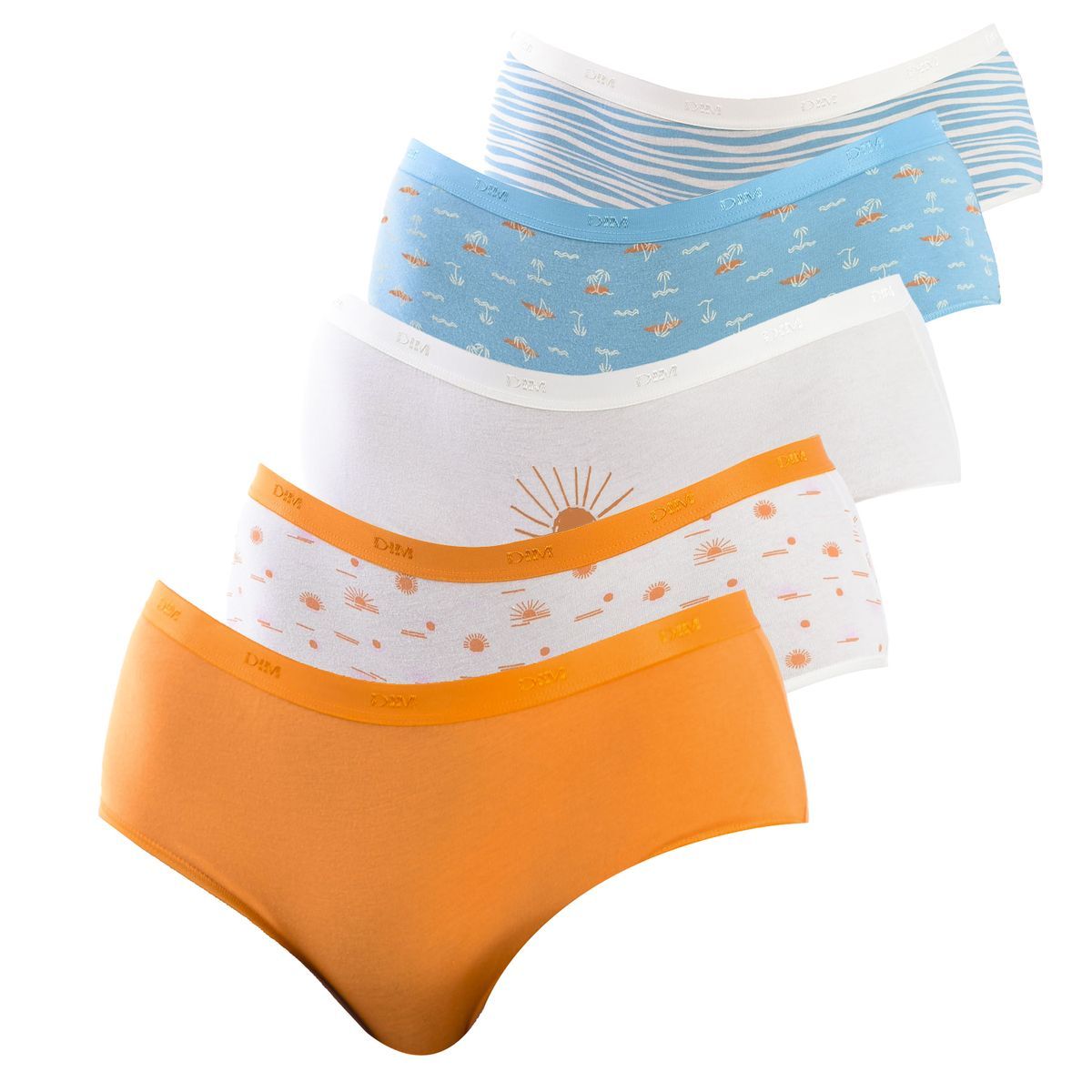 Damen Baumwolle Stretch Komfort Slips Set