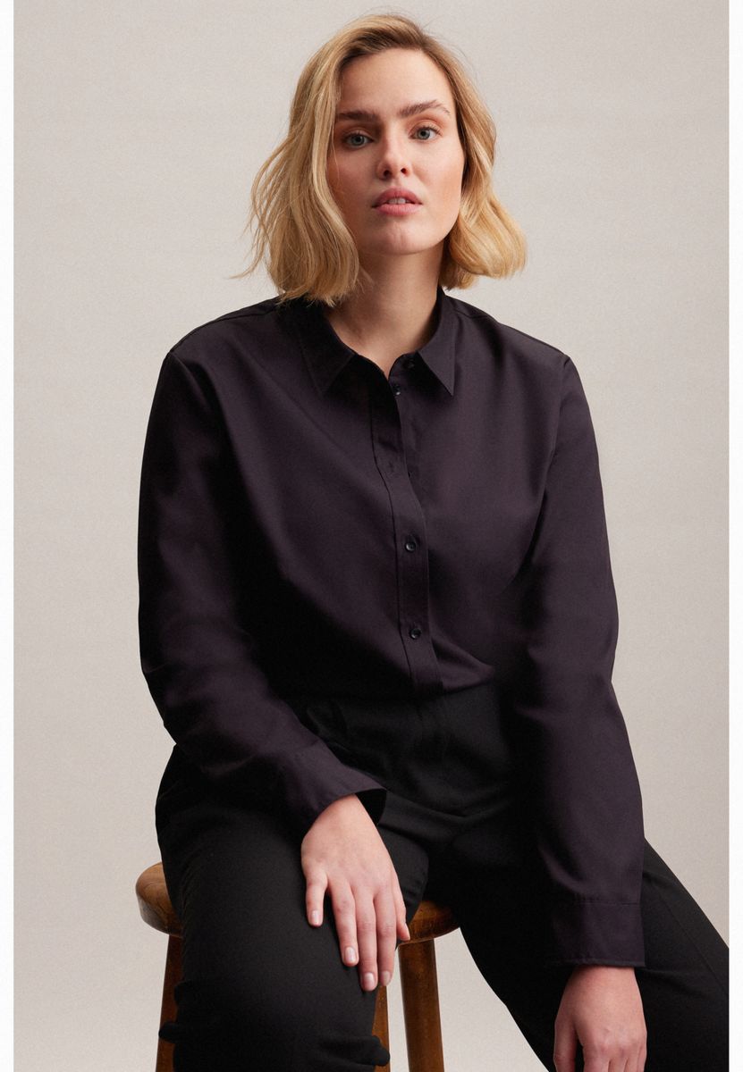 Klassische Regular Fit Bluse