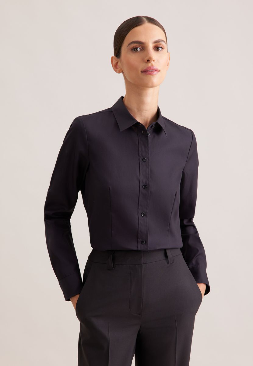 Klassische Regular Fit Bluse