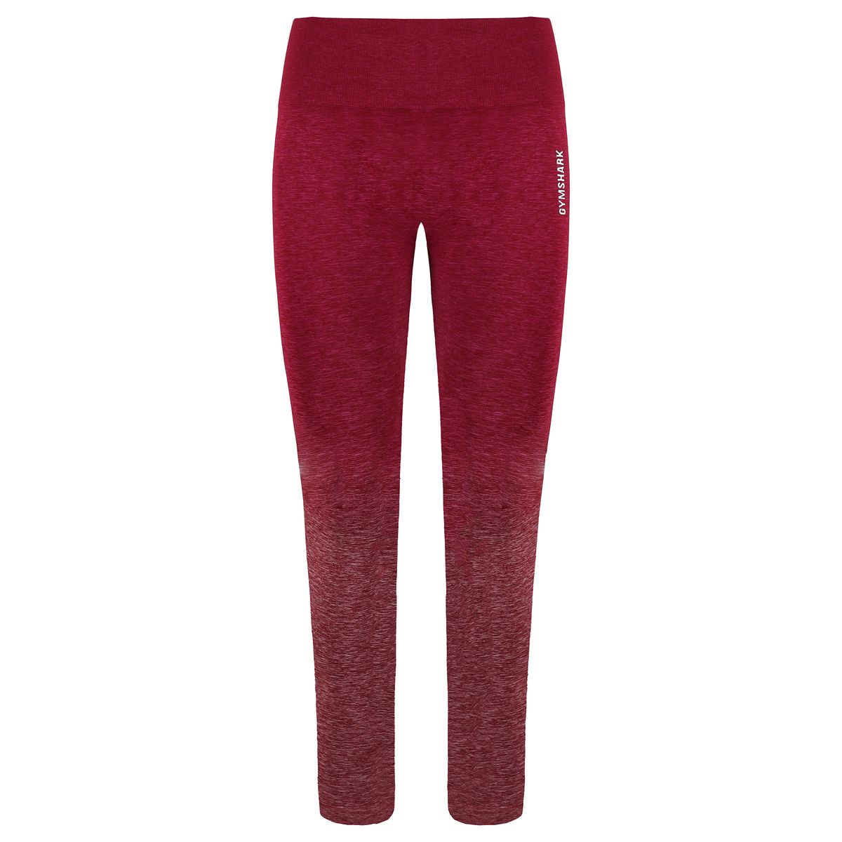 Burgunderfarbene, nahtlose Ombre-Leggings