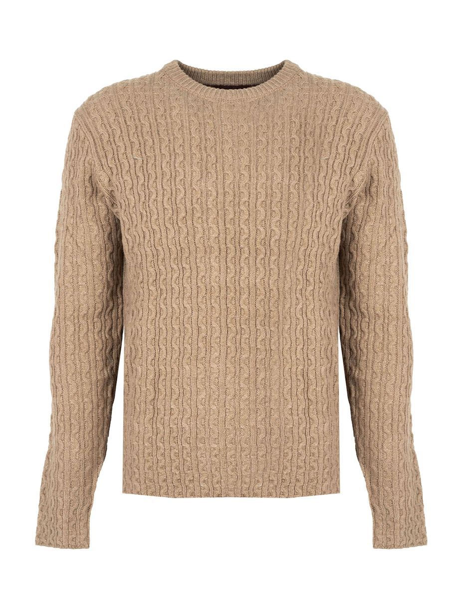 Herren Strickpullover mit Rundhalsausschnitt