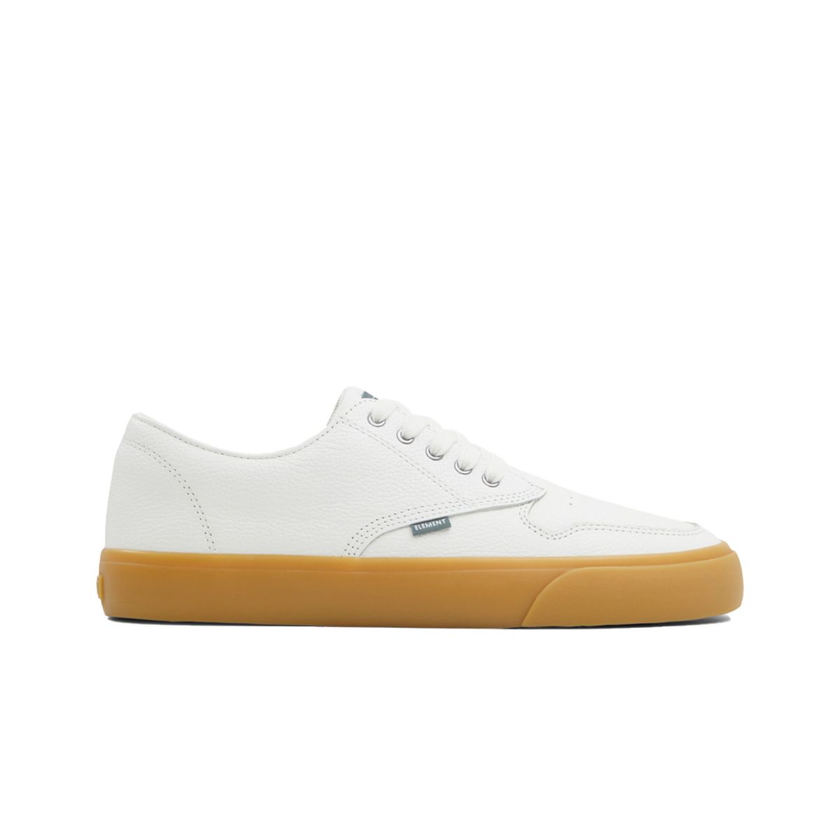 Minimalistischer flacher Leder-Sneaker