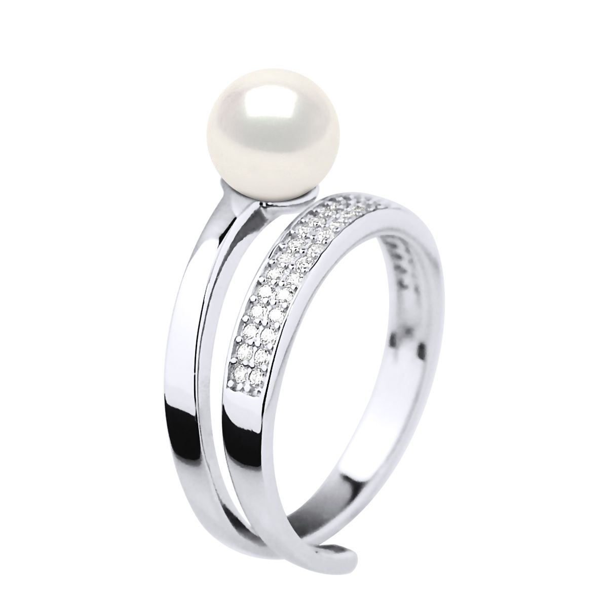 Sterling Silber Süßwasserperle Ring