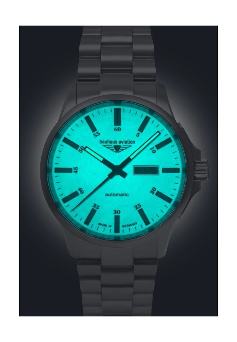 Beige Zifferblatt Automatikuhr Edelstahl