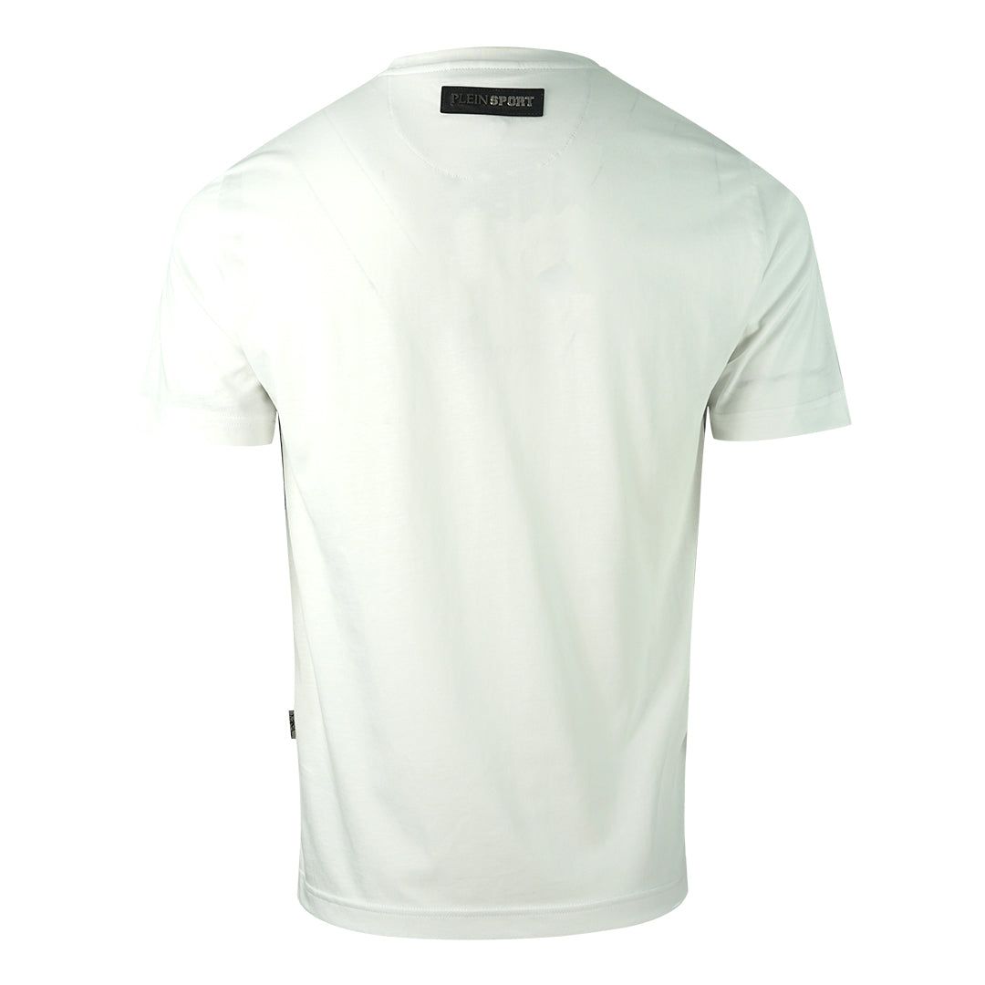T-Shirt mit gewölbtem Blocklogo-Print