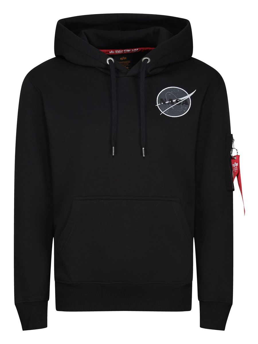 Reflektierender NASA Print Kapuzenpullover