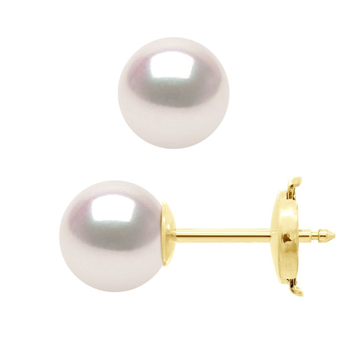 Akoya Perlenohrstecker 7-8mm