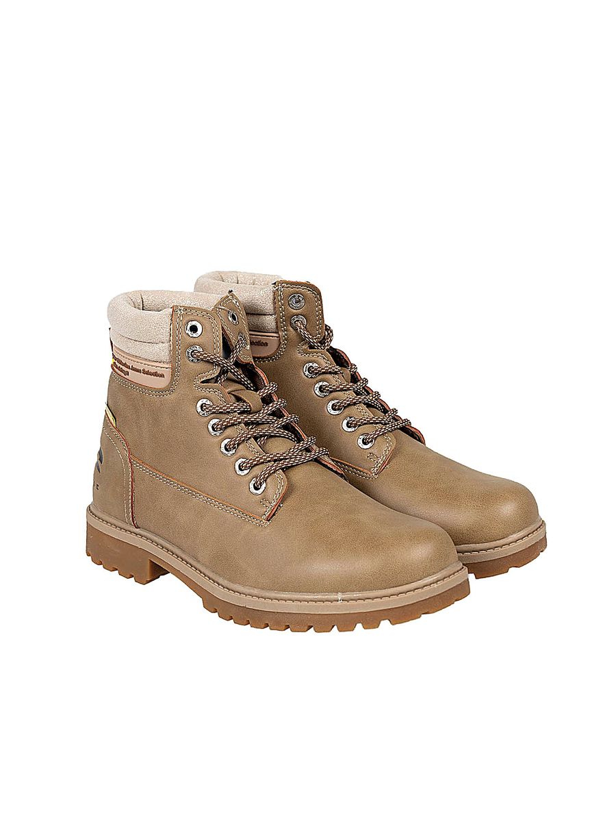 Robuste Schnürstiefeletten mit Profilsohle
