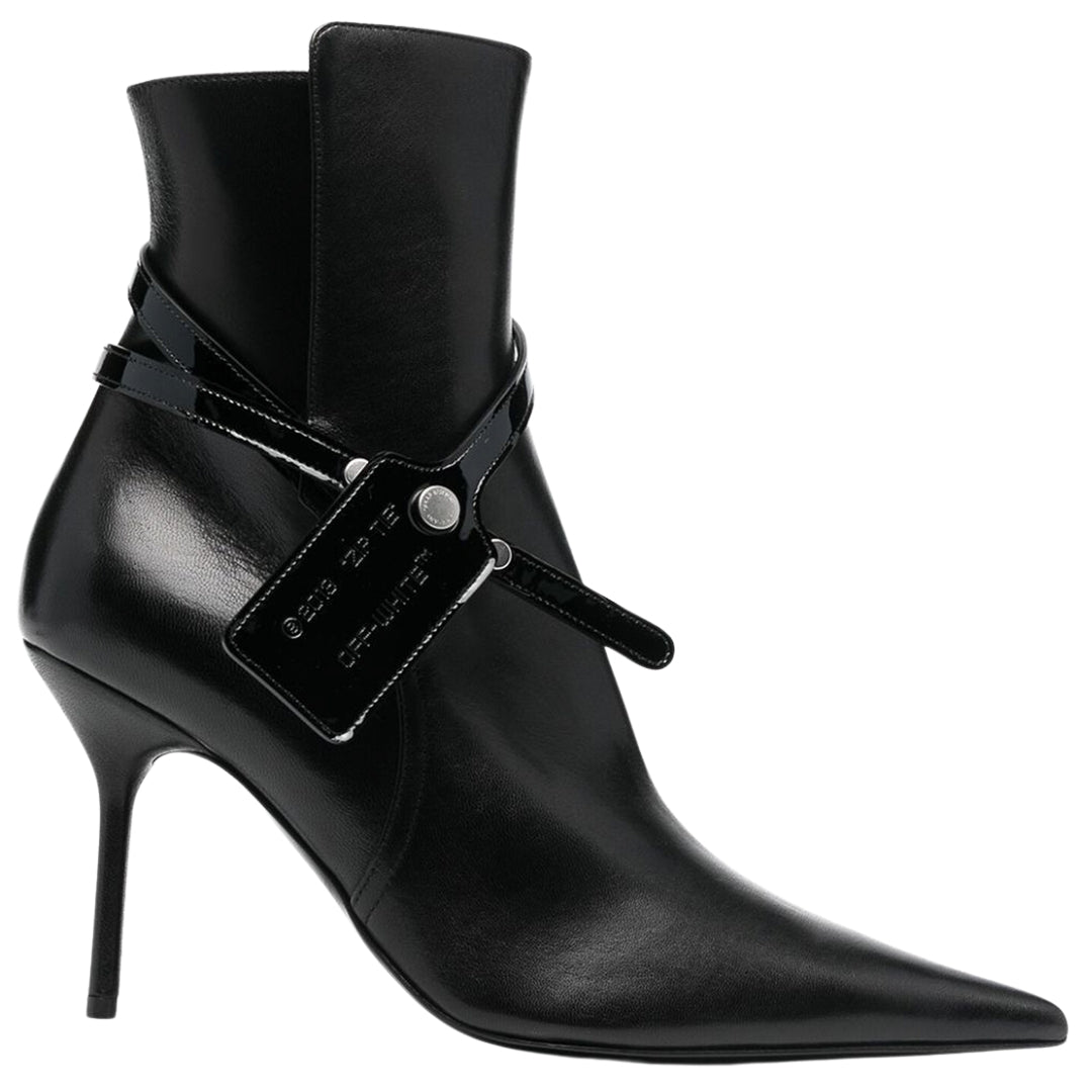 Stiefeletten mit spitzer Spitze und Stilettoabsatz