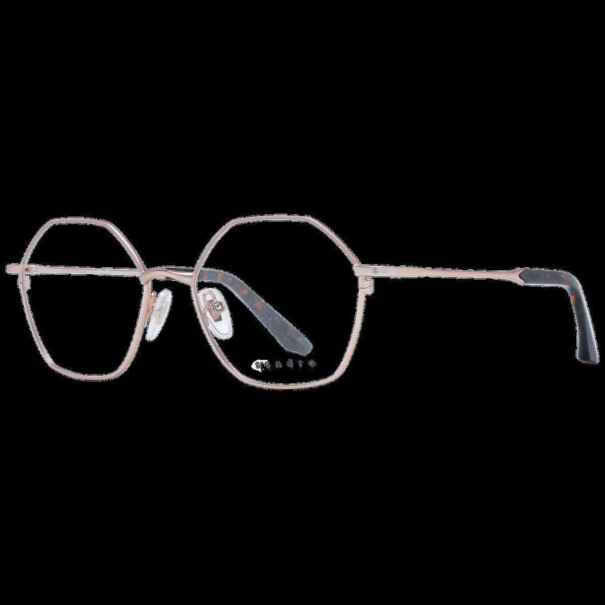 Achteckige optische Brille mit Metallrahmen