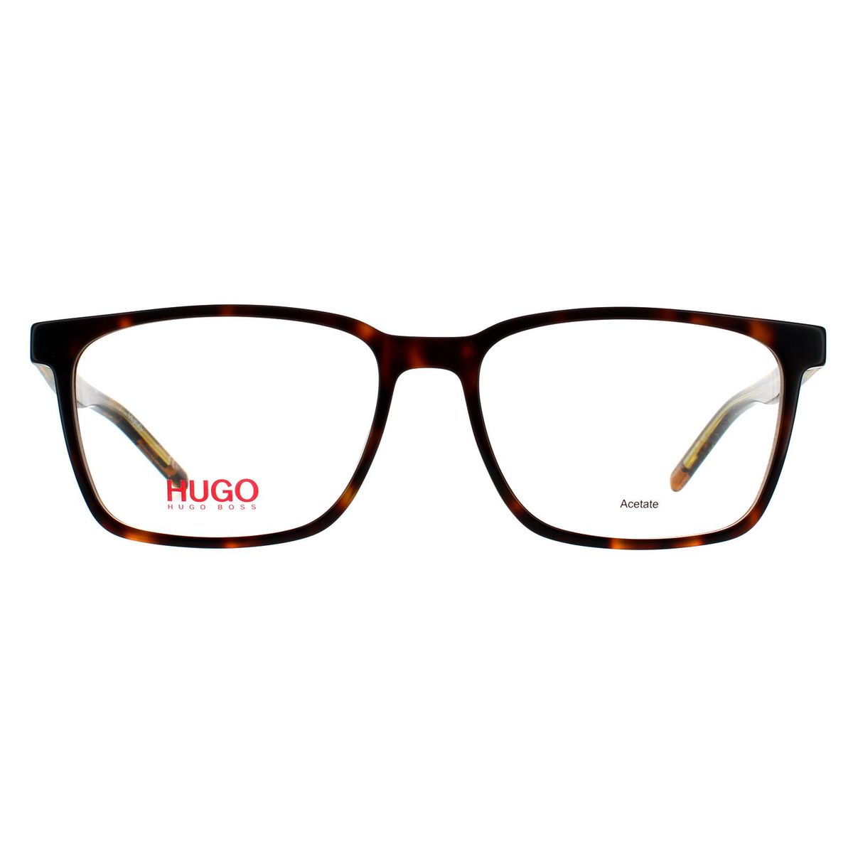 Havana Rechteckige Acetat-Brille