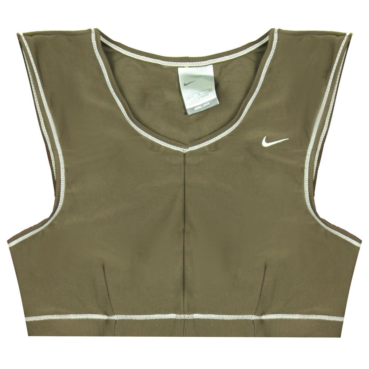 Braunes Dri-FIT Trainingstop für Damen
