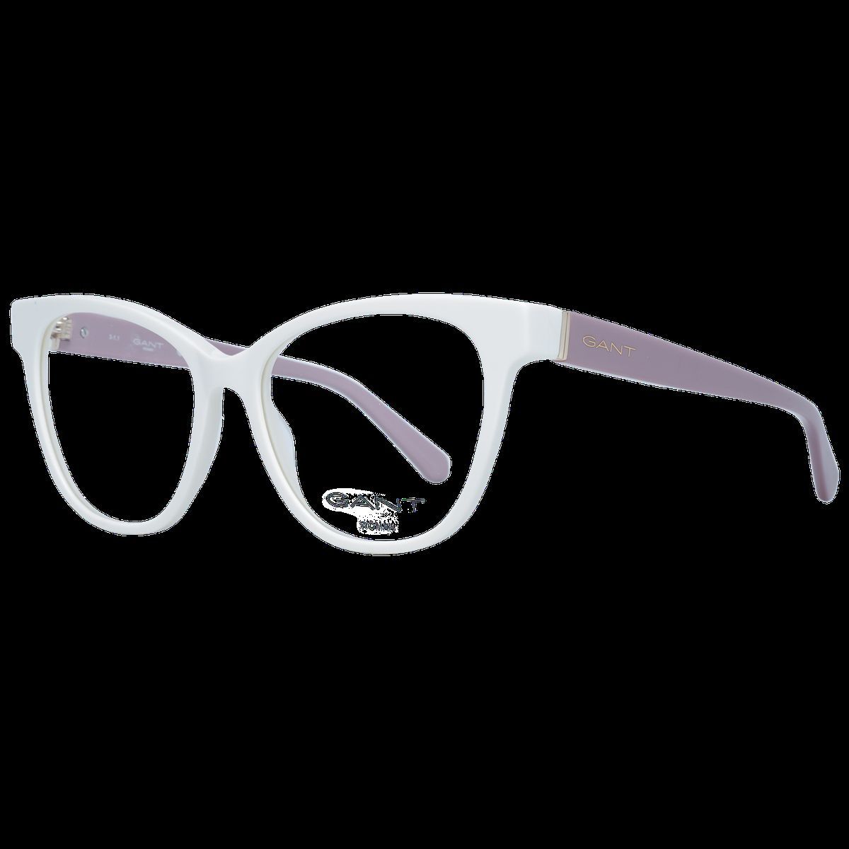 Creme Cat-Eye Vollrandbrille