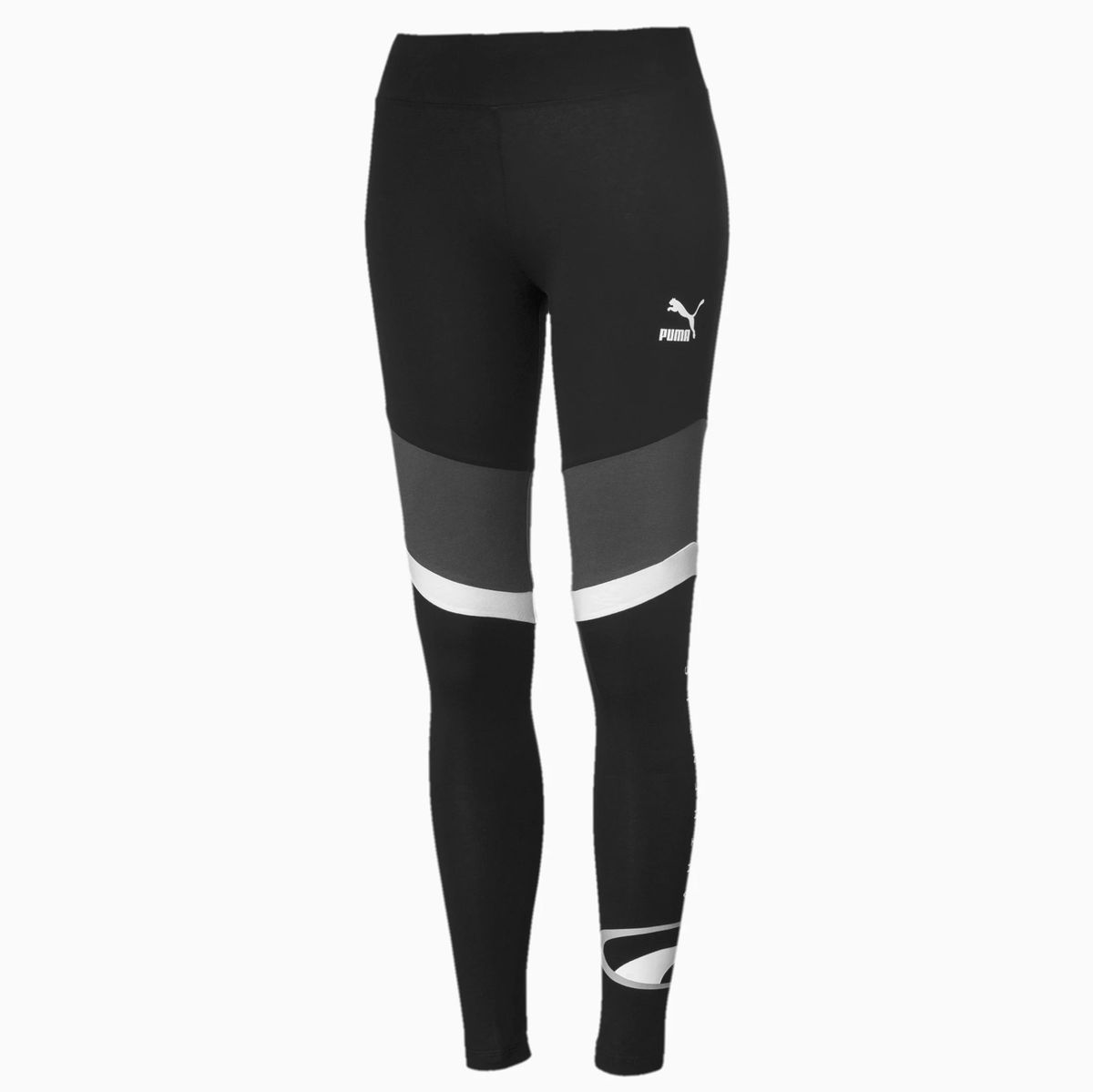 Retro Logo Colorblock Damen Leggings