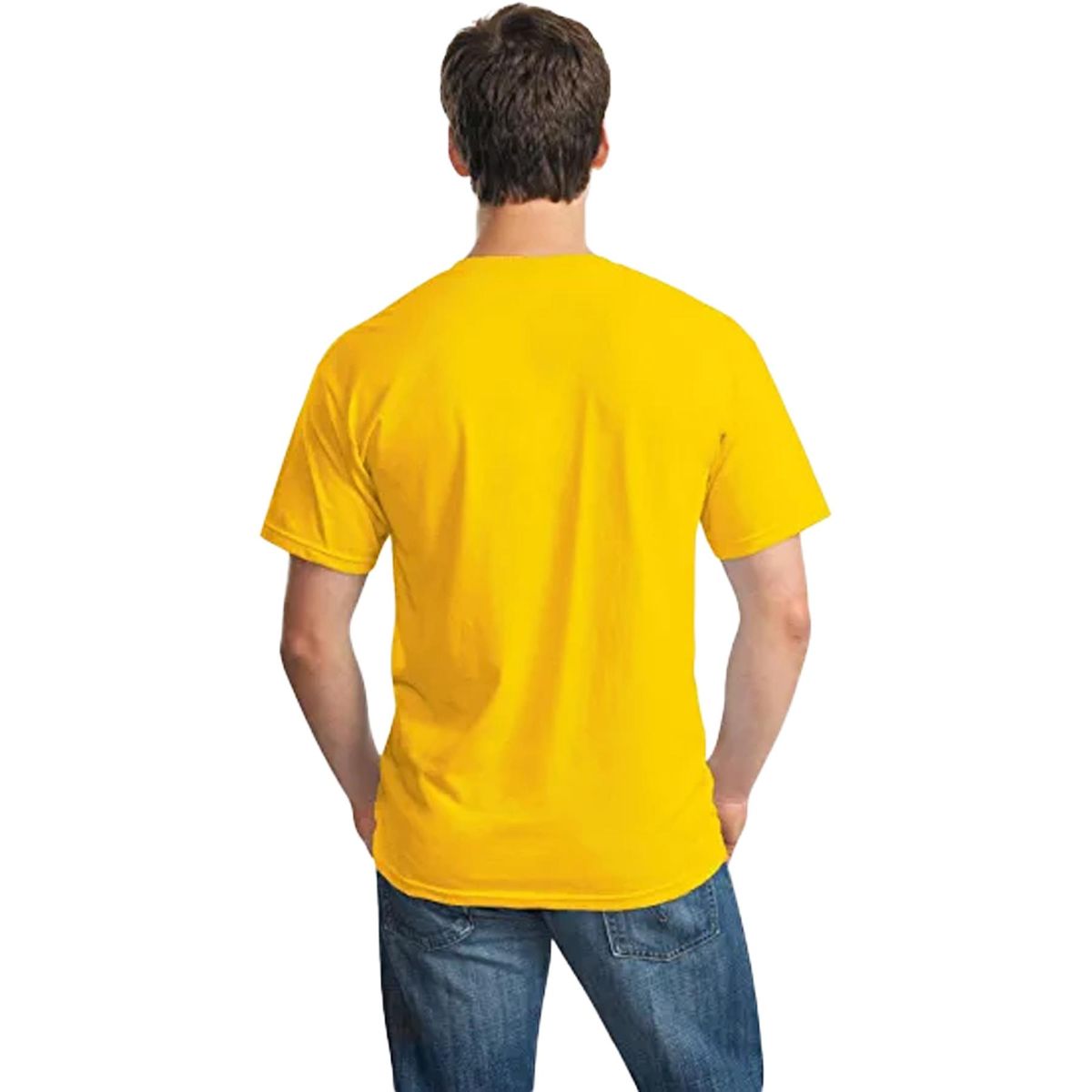 Klassisches Rundhals-Baumwoll-T-Shirt
