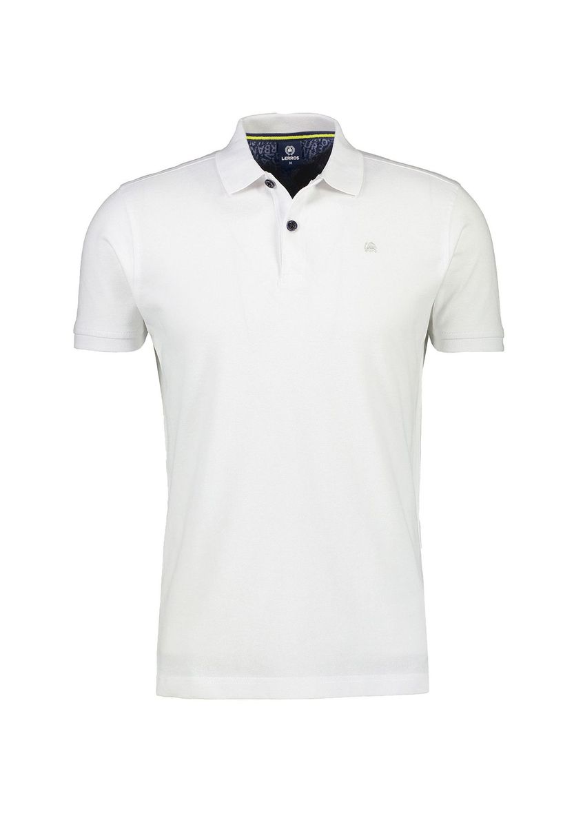 Klassisches einfarbiges Baumwoll-Piqué-Poloshirt