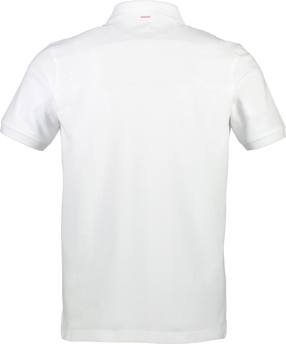 Strukturiertes Kurzarm-Piqué-Poloshirt