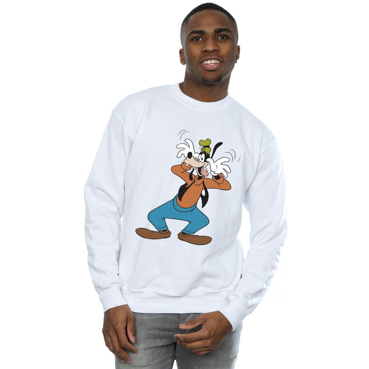 Sweatshirt mit Goofy-Grafikdruck
