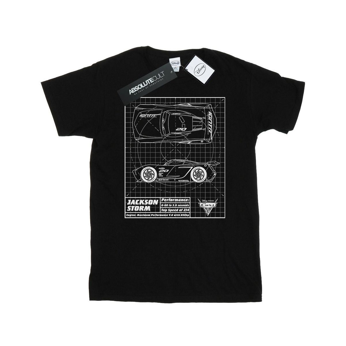 Jackson Storm Blaupause Grafik T-Shirt