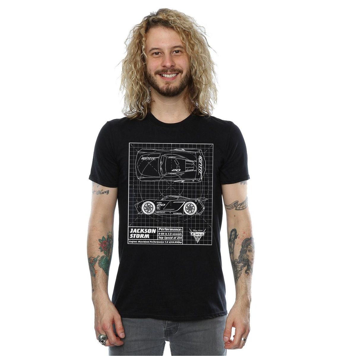 Jackson Storm Technische Blaupause Grafik