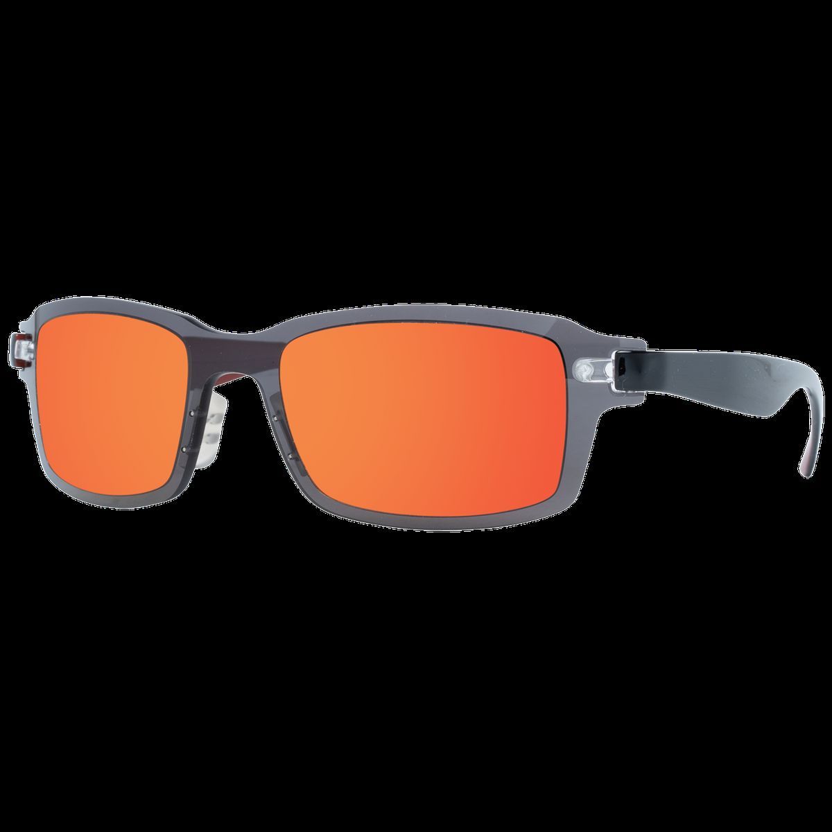 Rechteckige Sonnenbrille mit verspiegelten Gläsern
