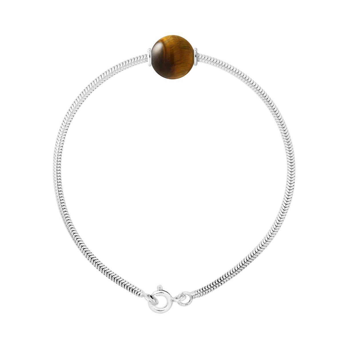 Tigerauge Armband aus Sterlingsilber