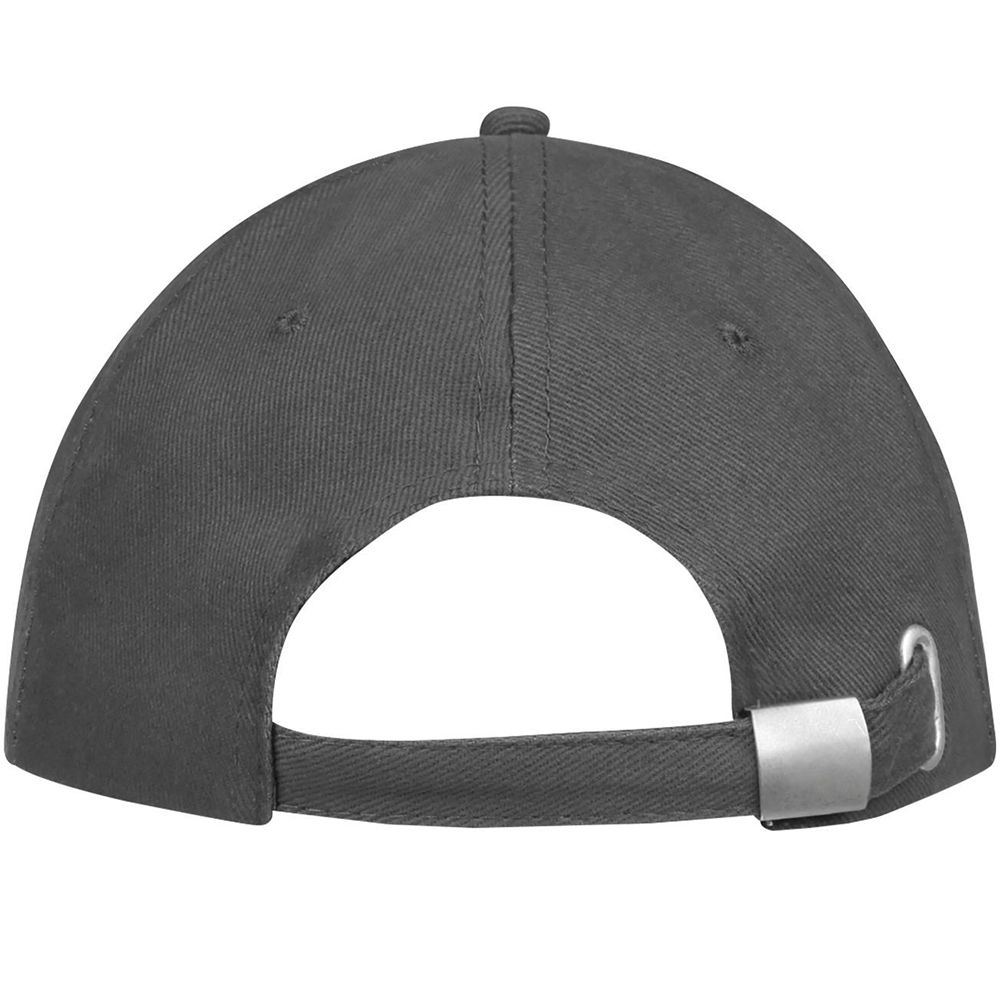 6-Panel Baseballkappe aus gebürsteter Baumwolle