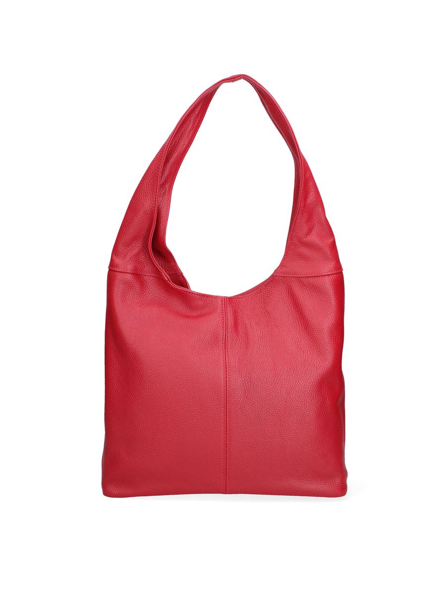 Klassische Hobo-Schultertasche aus Leder