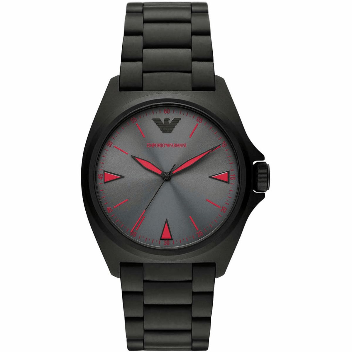 Chronograph Uhr mit weißem Lederarmband