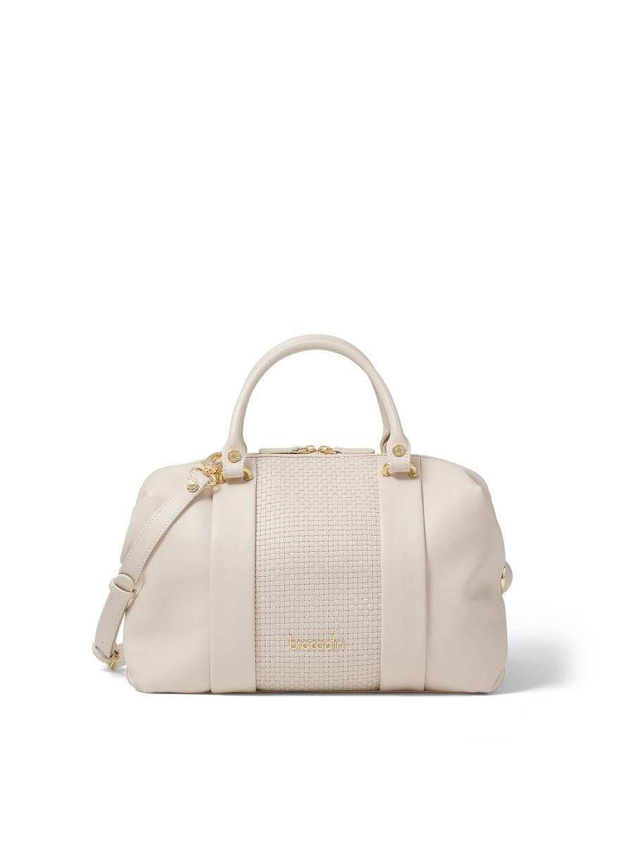 Elegante Satchel Handtasche aus Kunstleder
