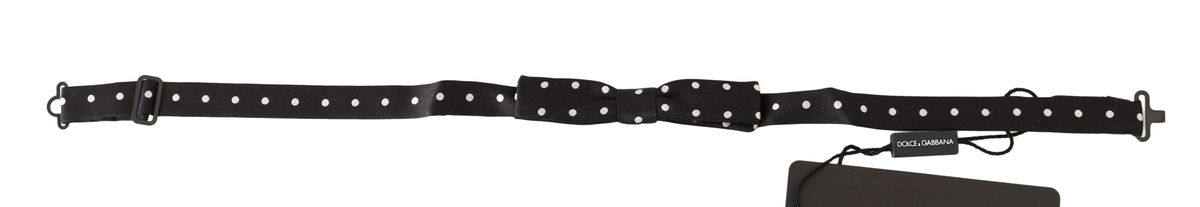 Elegante Seidenfliege mit Polka Dots