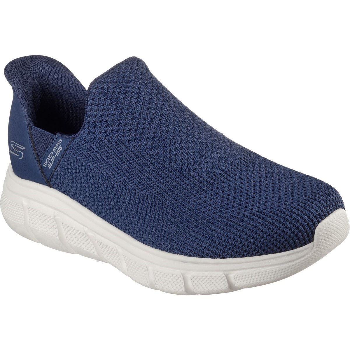 Marineblau gestrickter Slipper-Sneaker