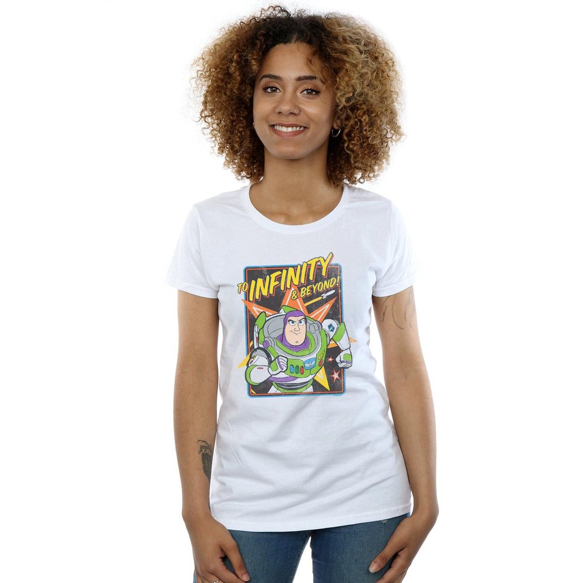 Buzz Lightyear Grafik-Print T-Shirt
