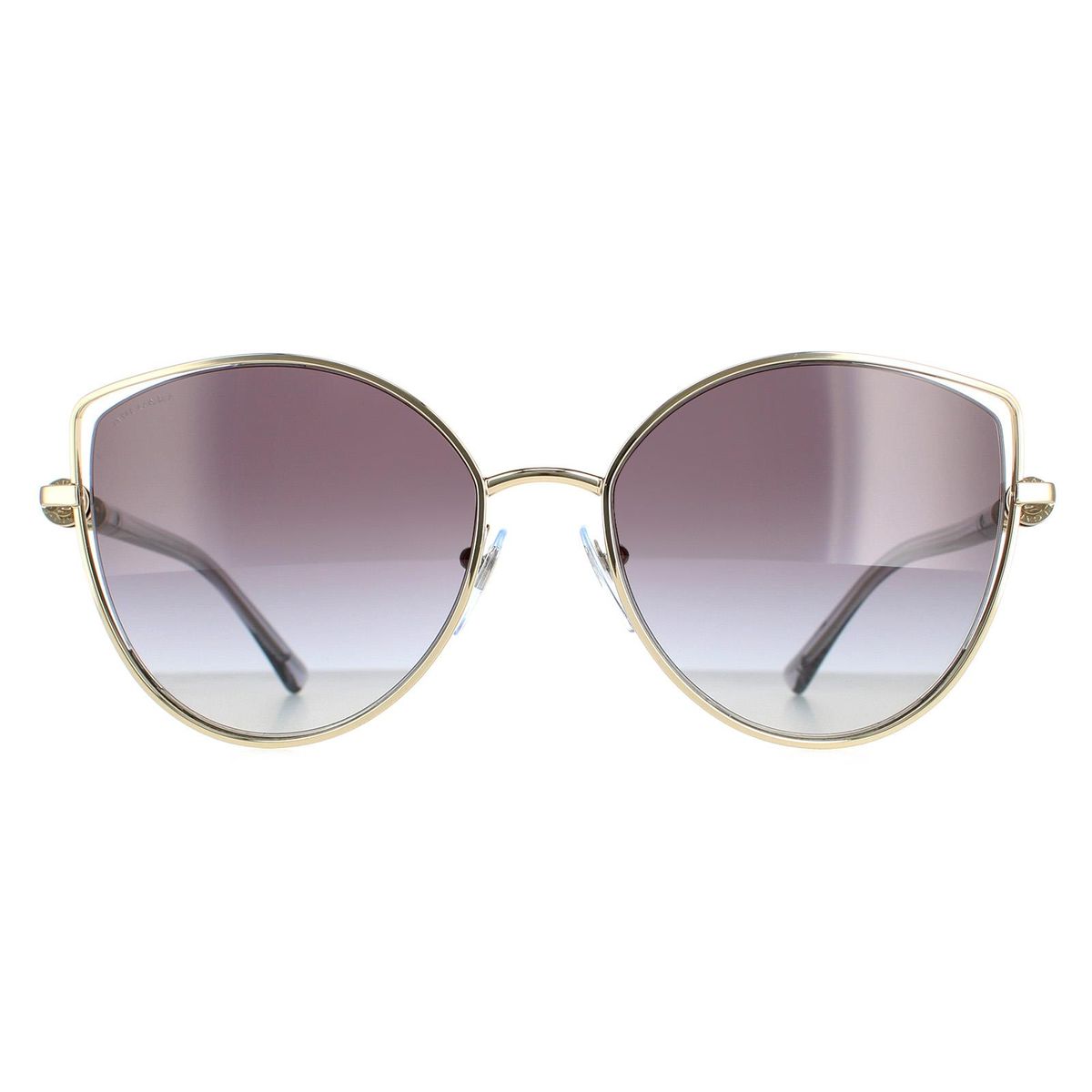 Elegante goldene Cat-Eye-Sonnenbrille